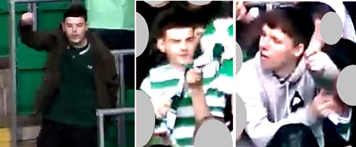 CCTV image from football match