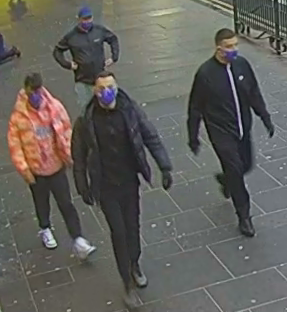 CCTV image of men Argyle Street assault