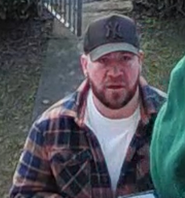 The male described in the media release is pictured