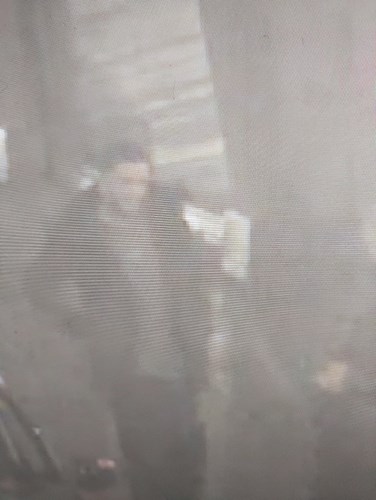 CCTV IMAGE OF MAN AS DESCRIBED IN TEXT