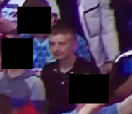 Image of third male - young man wearing dark shirt with short fair hair