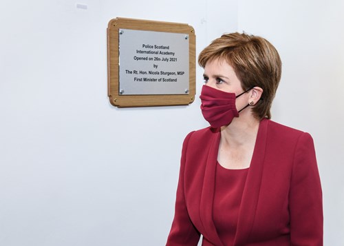First Minister Nicola Sturgeon opens Police Scotland's International Academy