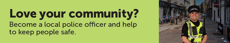 Love your community - become a local police officer