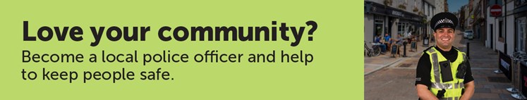 Love your community - become a local police officer
