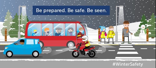 Winter Road Safety - Crossing safely