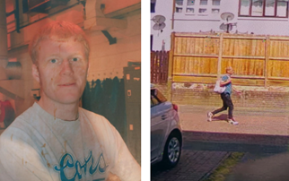The images show missing person Alan Niven