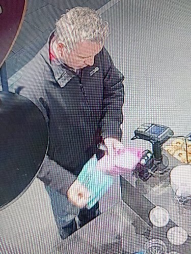 Alan McMillan pictured on CCTV