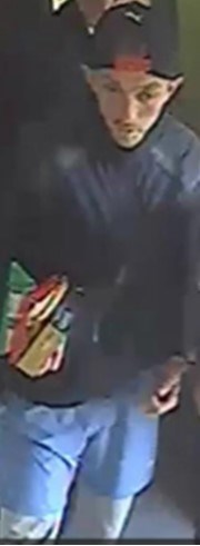 He is described as being around 5’8”, thin build with blonde hair. He was wearing a dark baseball cap, navy shorts, a dark coloured lightweight jacket and black trainers.
