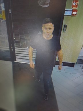 CCTV image of man as described in text