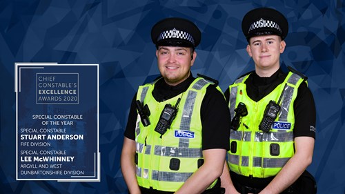 Special Constable Stuart Anderson and Special Constable Lee McWhinney