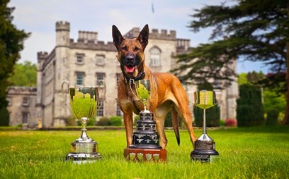 PD Amber with her top awards at Tulliallan