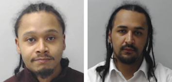 The image shows MORGAN and ALFORD who were sentenced at Inverness High Court