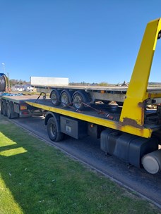 A90 recovered trailer