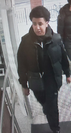 Images shows a male dressed in call black