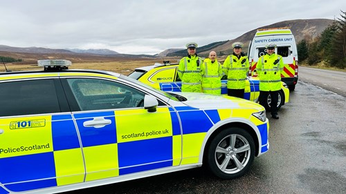 Speeding enforcement on NC500