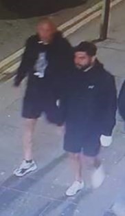 Image of men described in Hope Street assault CCTV appeal